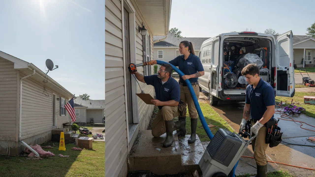 Ceiling Water Damage Restoration in Sullivan, OH near me